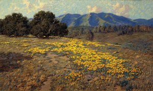 California Poppies by Granville Redmond