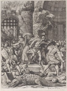 The Taking of Alexandria by Gérard Audran
