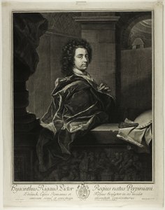 Hyacinthe Rigaud by Gérard Edelinck