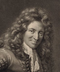 Portrait of the Lutenist and Composer Charles Mouton by Gérard Edelinck