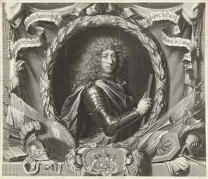 Portrait of Antoine-Armand de Fradet de Saint-Aoust by Gérard Edelinck