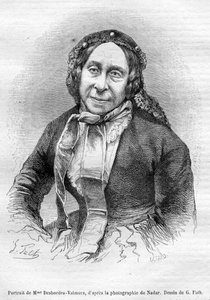 Portrait of Marceline Desbordes-Valmore by «Gérard» d’après Georges Fath d’après Nadar