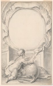 Design for Frame Surrounding the Portrait of Sir Walter Raleigh