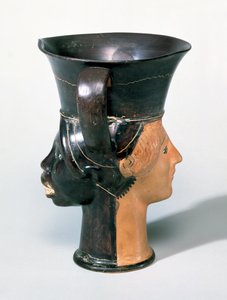Attic Janiform Kantharos Cup by Greek