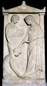 A Maid Helps Her Mistress Remove Her Sandal by Greek