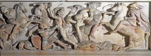 Greek Art: Sarcophagus of Alexander the Great