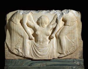 The birth of Aphrodite - Marble relief
