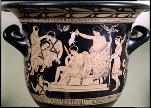 Orestes as a Suppliant at the Shrine of Apollo in Delphi (detail)