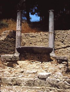 Site where the Olympic flame is lit for each Games by Greek Greek