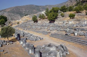 General View with the Street and Agora