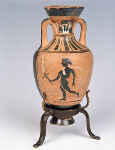 Small Panathenaic Amphora, Bulas Group, Athens by Greek School