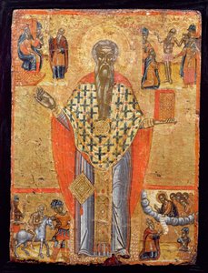 St. Charalambos, icon, from Macedonia, late 16th century