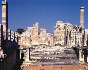 The Great Staircase of the Temple of Apollo, c.336 BC by Greek School