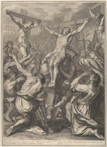 Christ Raised on the Cross, from The Passion of Christ, plate 19
