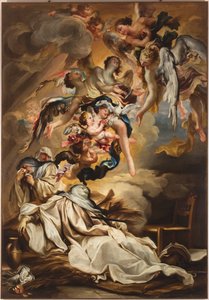 Death of St. Scholastica, circa 1700