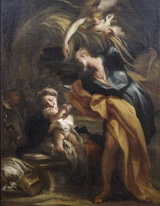 The Rest on the Flight into Egypt by Gregorio De Ferrari
