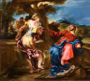 Christ and the Samaritan Woman by Gregorio De Ferrari