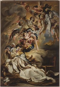 Death of Saint Scholastica, c.1700 by Gregorio De Ferrari