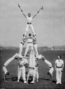 Display by the Staff of the Aldershot Gymnasium, Hampshire by Gregory and Co