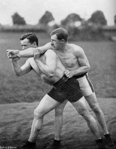 The Flying Mare Outside, Wrestling Display, Aldershot, Hampshire