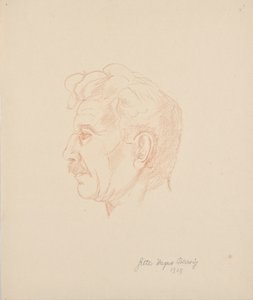 Portrait of Franz Barwig the Elder by Grete Wagner Barwig