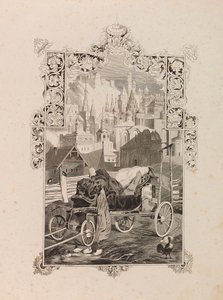 Frontispiece to novelette Tarantas The Tarantass by Vladimir Sollogub, 1845 by Grigori Grigorevich Gagarin