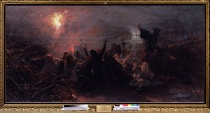 Self Immolation by Grigori Grigoryevich Myasoedov