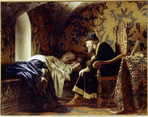 Vasilisa Melentyevna and the Tsar Ivan the Terrible by Grigori Semenovich Sedov