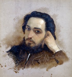 Portrait of the Author Vsevolod Garshin