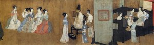 Night Revels of Han Xizai (Detail)