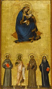 Madonna and Child with Saints, circa 1360 by Guariento di Arpo