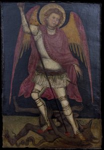 Saint Michael the Archangel Fights Against Satan by Guariento di Arpo