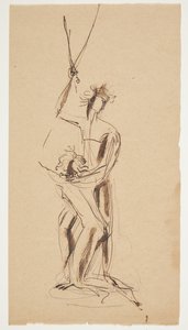Draft for Statuette Group by Gudrun Traustedt