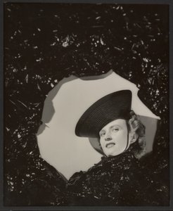 Woman Wearing a Hat by Günther Krampf