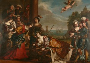 The Death of Dido by Guercino (1591 1666) (after)