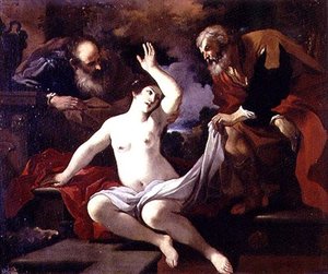 Susanna and the Elders by Guercino
