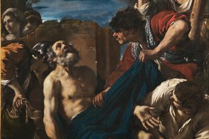 The Martyrdom of St. Peter (detail) by Guercino (1591 1666)