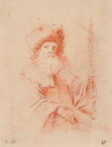 Sketch of Bearded Man in Turban