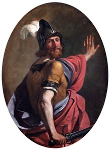 Mars as a Warrior by Guercino (1591 1666)