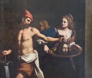Salome and the Head of John the Baptist by Guercino (1591 1666)