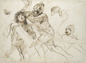 Christ Carrying the Cross by Guercino