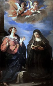 Saints Gertrude and Lucrezia, 1645 by Guercino