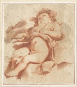Study of a Sleeping Child by Guercino