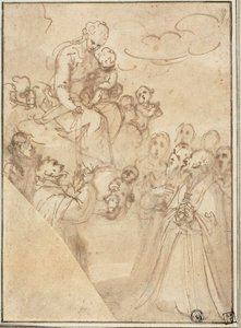 Madonna of the Rosary, with Dominic and Other Saints