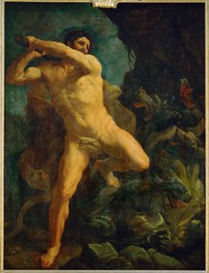 Hercules Kills the Hydra of Lerna