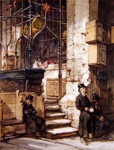 The Synagogue at Prague by Guido Bach