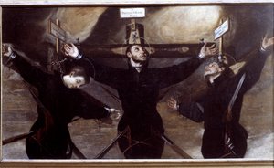 Three Jesuit Martyrs of Japan by Guido Cagnacci