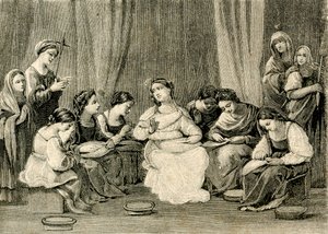 Adolescence of the Virgin, Sanctuary of Holy House, Loreto, Marche, Italy by Guido Reni