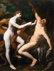 Apollo and Marsyas, ca 1625