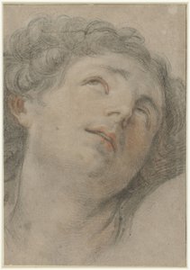 Head of Saint Sebastian, Looking Upwards by Guido Reni